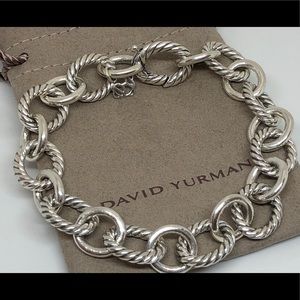 David Yurman 12mm Large Oval Link Bracelet 8inch